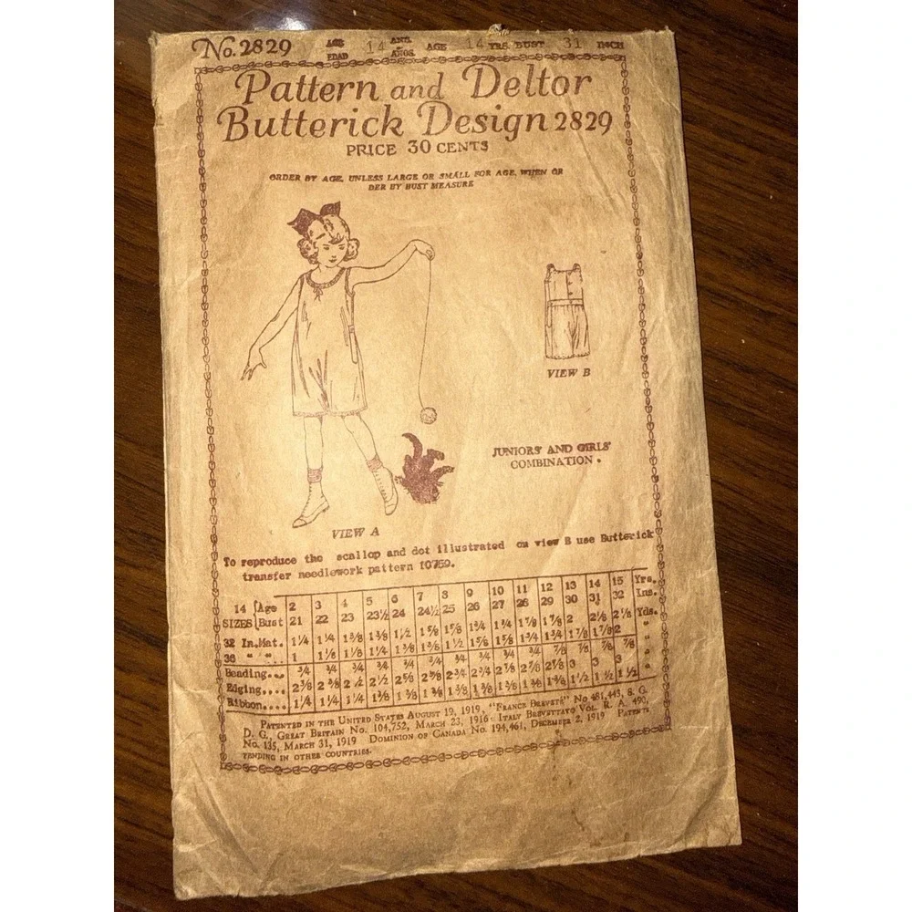 Vintage 1940 Du Barry Sewing Guaranteed Patterns 746b ‎ Girls Child Dress Sz 6